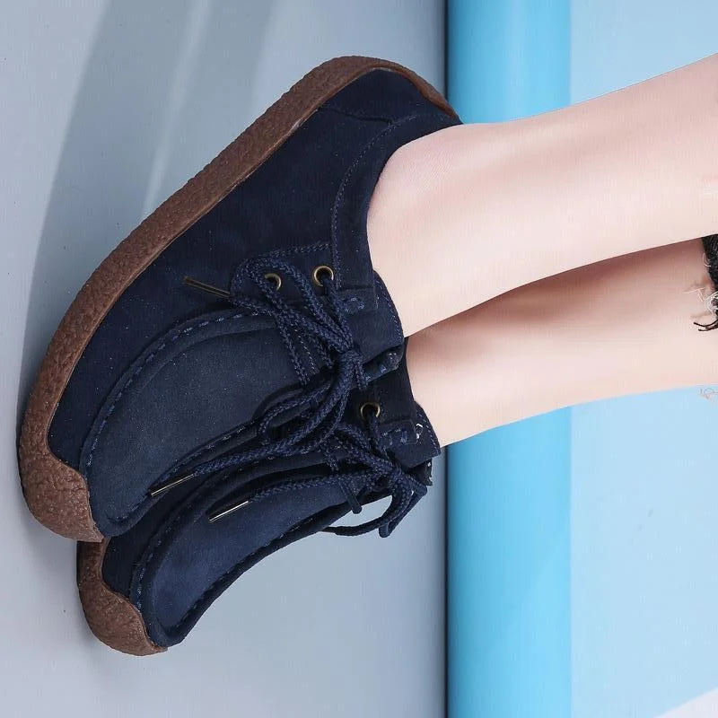 luxe_comfort__women's_navy_blue_suede_lace-up_flats_loafers_sneakers_3.webp