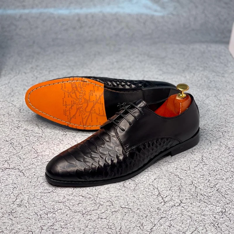 men's_leather_shoes_snake_print_derby_classic_black_lace_up_2.webp