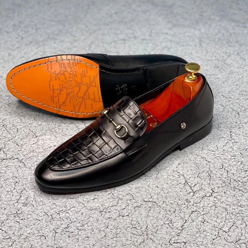 mens_black_alligator_texture_leather_moccasin_shoes,_black_loafers_shoes_2.webp