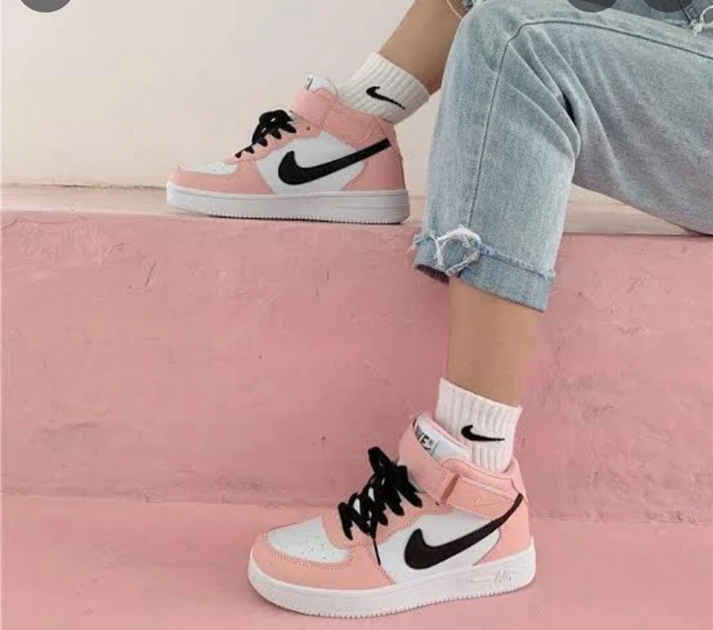 nike_air_force_1_women_sneakers_high-top_sports_white_peach_black_shoes_3.webp