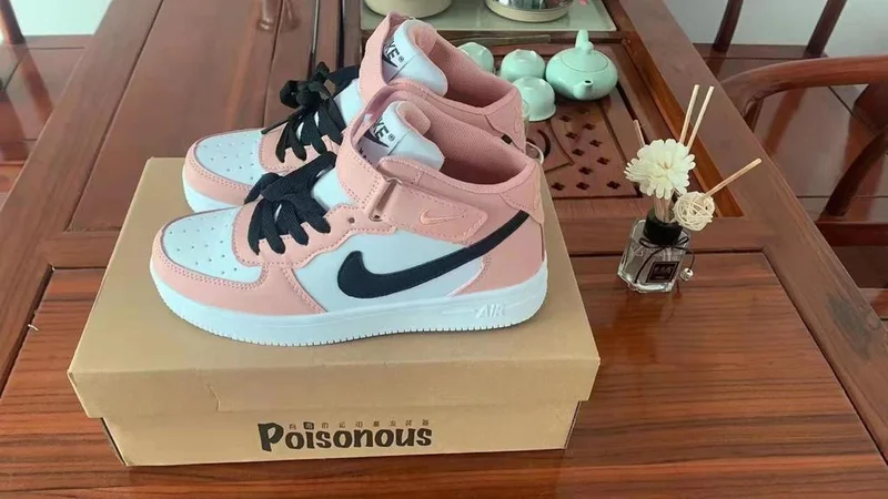 nike_air_force_1_women_sneakers_high-top_sports_white_peach_black_shoes_4.webp