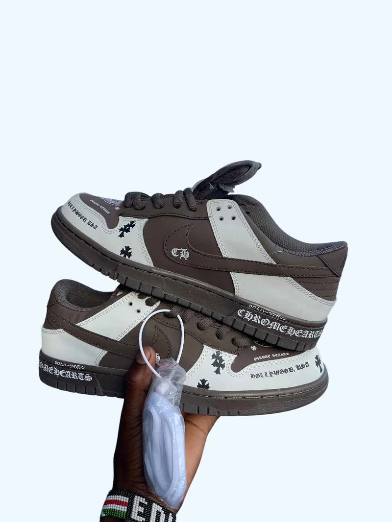 nike_dunk_low_sb_chrome_hearts_custom_sneakers_–_brown_white_2.webp