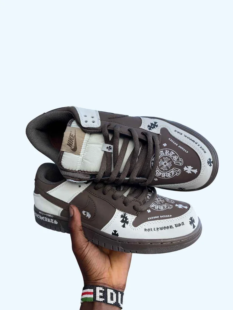 nike_dunk_low_sb_chrome_hearts_custom_sneakers_–_brown_white_3.webp