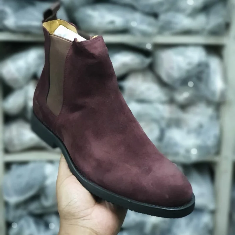 oxford_slipon_suede_official_billionaire__leather__boots_maroon_shoes_2.webp