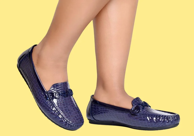 women's_comfortable_patent_leather_loafers_with_massage_footbed_–_navy_blue_3.webp