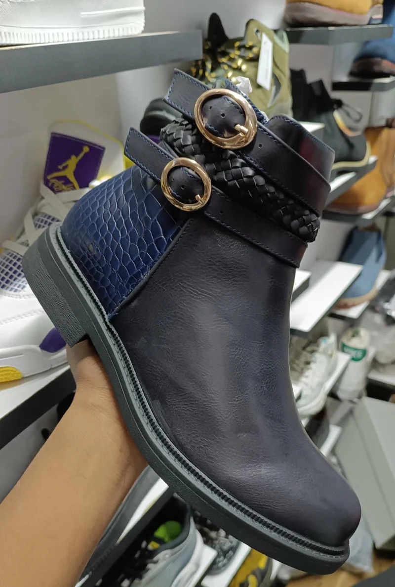 womens_winter_boots_double_buckle_navy_blue_non_slip_skiing_snow_booties_shoes_2.webp