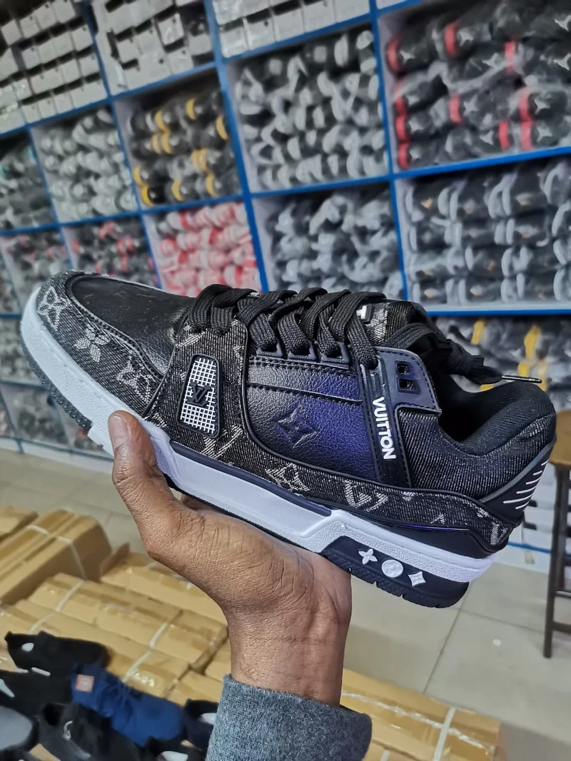 Brand New Louis Vuitton Skate Sneaker in Grey Black