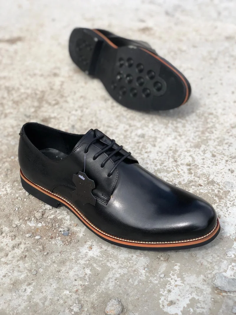Clarks Laced Black Laced Premium Smooth Leather Quality Mens Official Shoes