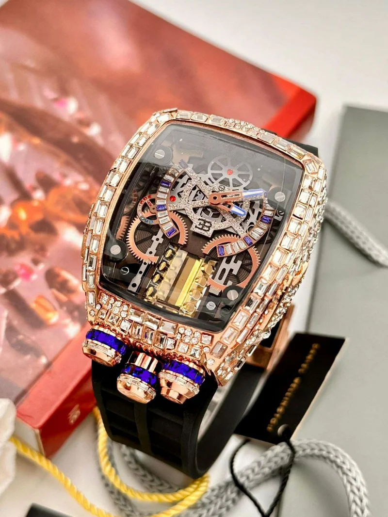 Bugatti Veyron Watch Fashion Casual Men's Mechanical Watch Black