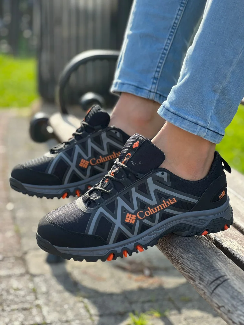 Columbia Waterproof Hiking Shoes Mens Sneakers Black