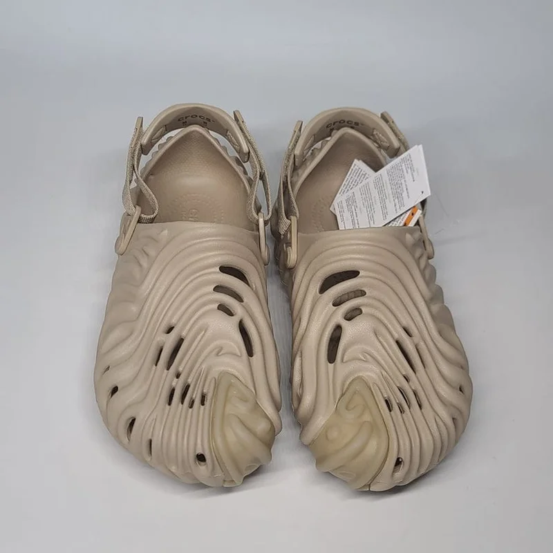 CROCS POLLEX X SALEHE BEMBURY CLOG -BLACK SUMMER BEACH CLOGS-SHOES-BEIGE SANDALS