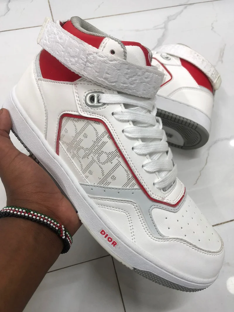 Dior B27 Mid Top White Red