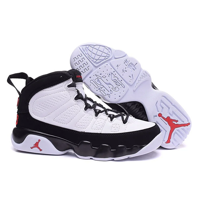 Jordan 9 Retro White Black Red