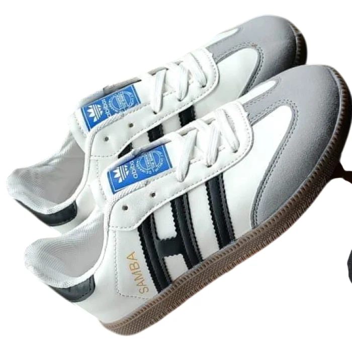 Kids Adidas Samba OG Sneakers in soft leather with a suede T-toe.