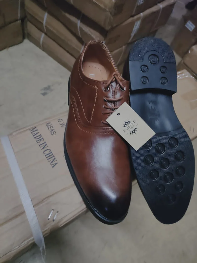 Laced Empire Shoes Design Premium Leather Official Shoes Men Coffee Brown Shoes