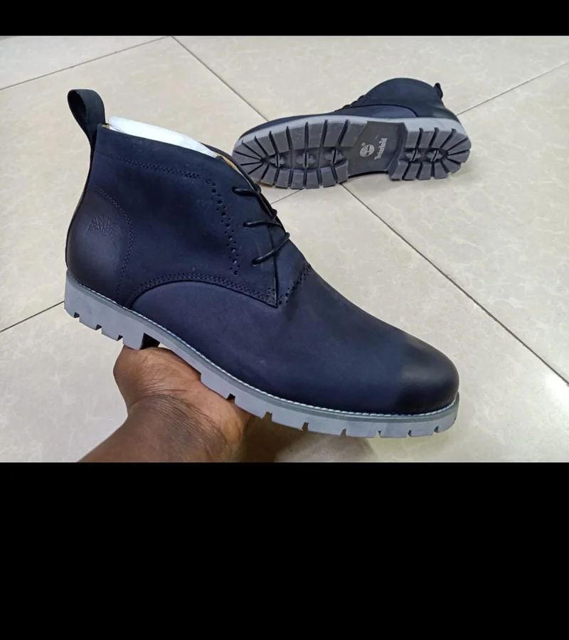 Men's Timberland Navy Blue Premium Ankle Boots