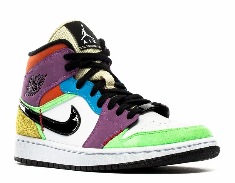 Nike Air Jordan 1 Mid Multo-Color "Lightbulb"