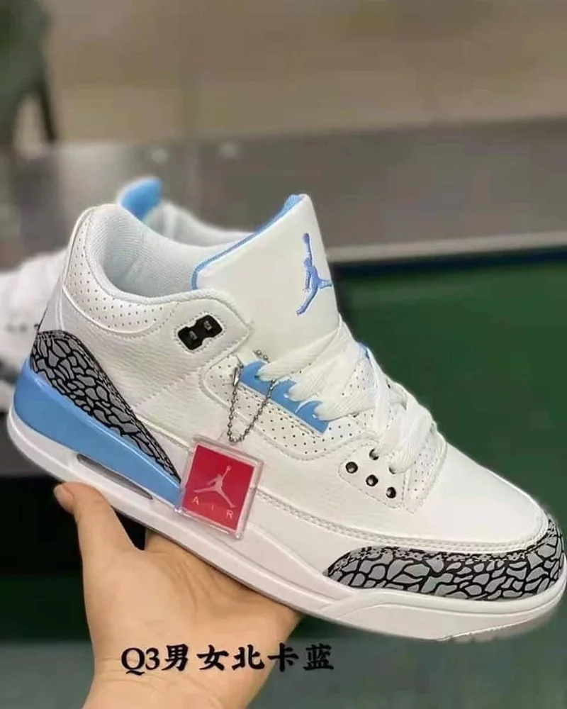 Nike Air Jordan Cream White University Blue
