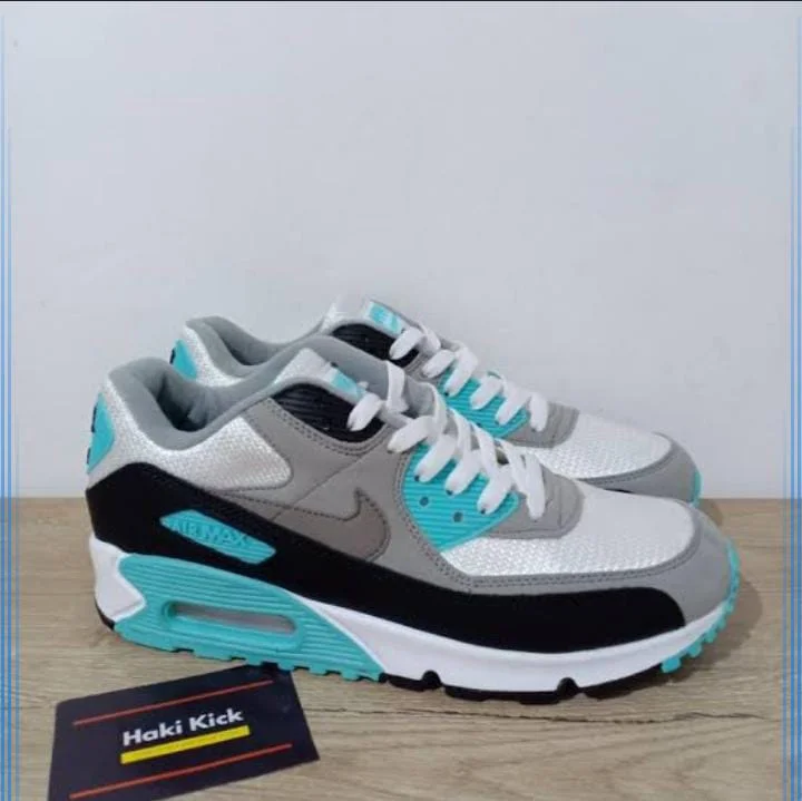 Nike Air Max 90 Hyper Turquoise Particle Grey Blue Tosca