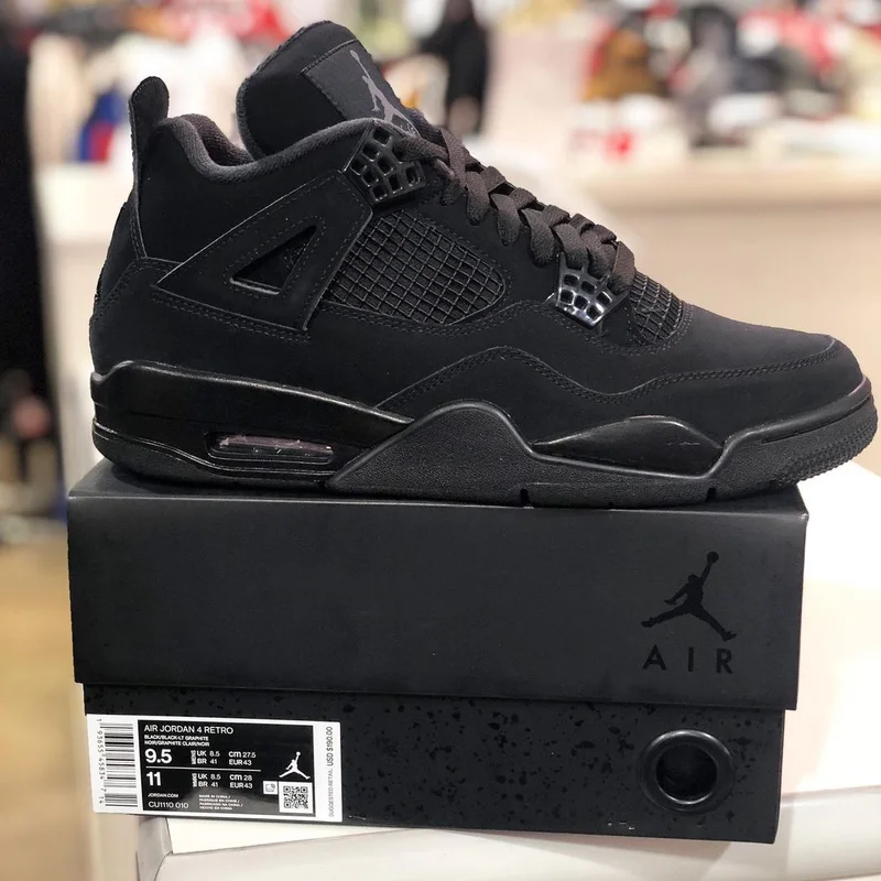 JORDAN RETRO 4 BLACK CAT 21