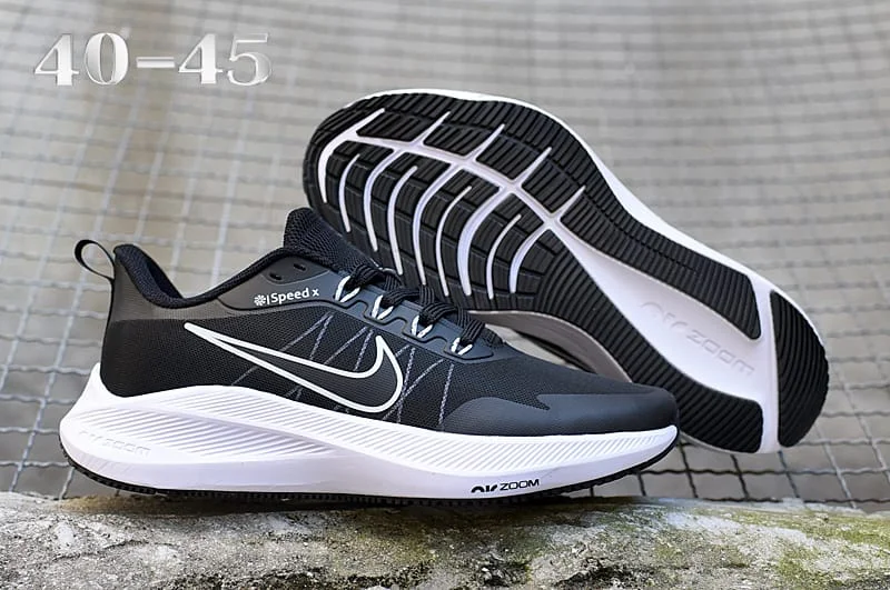 Nike Winflo 8 Men's Road Running Shoes SpeedX Black White