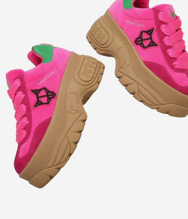 Pink Quality Original Naked Wolfe Ladies Sneakers