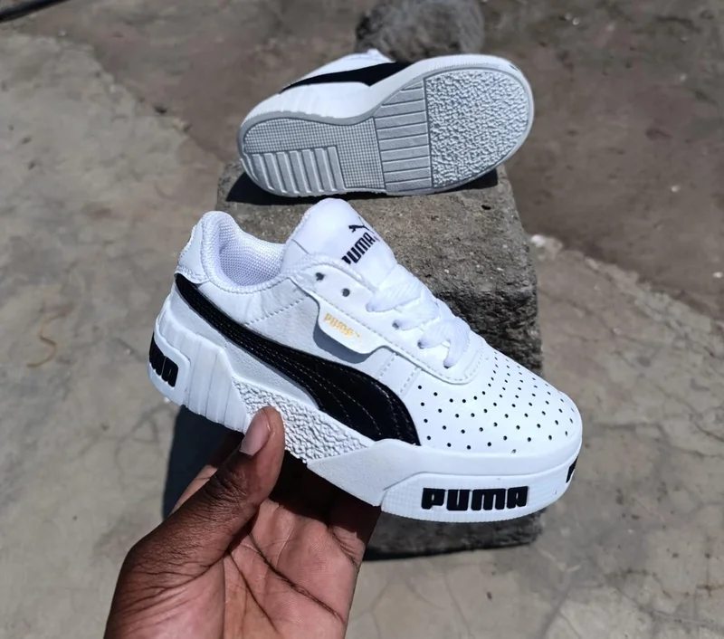 Puma Cali Kids Sneakers: White, Cute, Comfortable, Fashion,Stylish