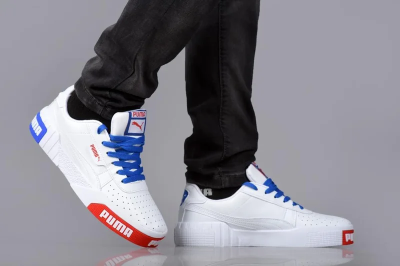 Puma Cali Unisex Sneakers White blue