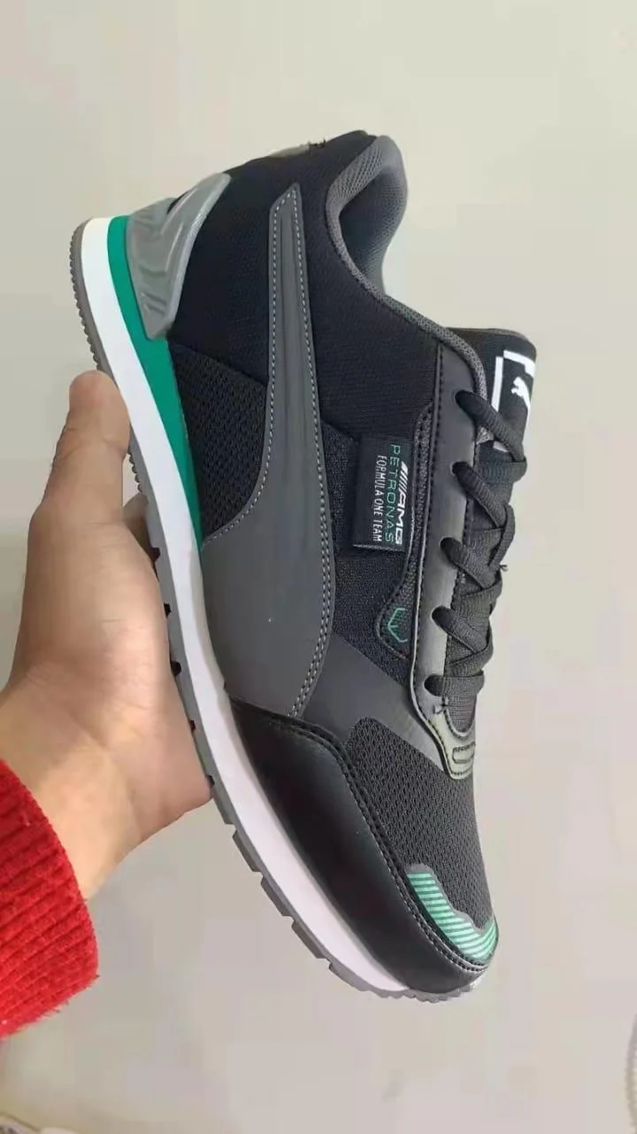 Puma Petronas MOTORSPORT TRACK RACER Men's Black Trainers Walking Shoes Sneakers