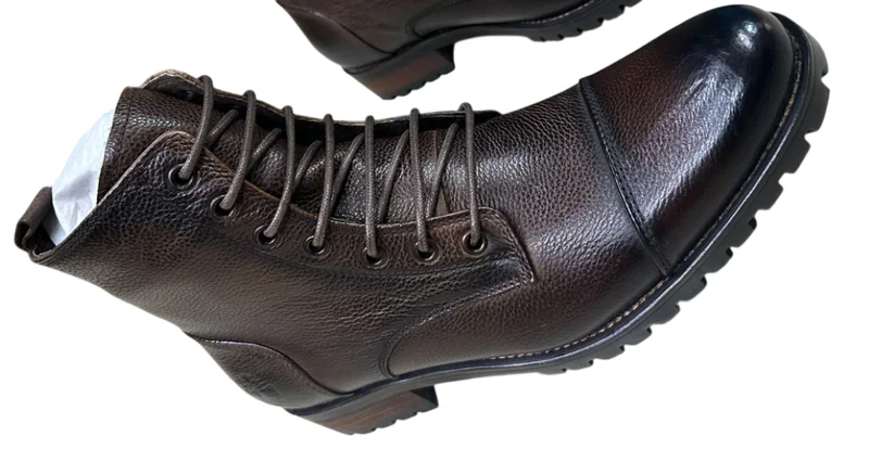 Quality Timberland High Waterproof leather Boots- Brown..