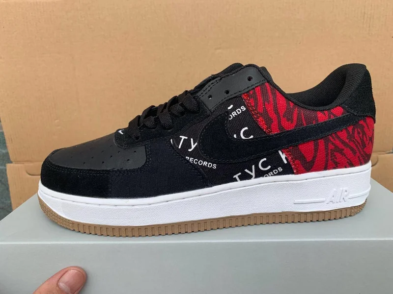 Red-White-Black-Nike Air Force1