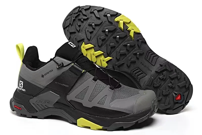 SALOMON Men's X Ultra 4 Goretex GTX Low Rise Hiking Boots Gray
