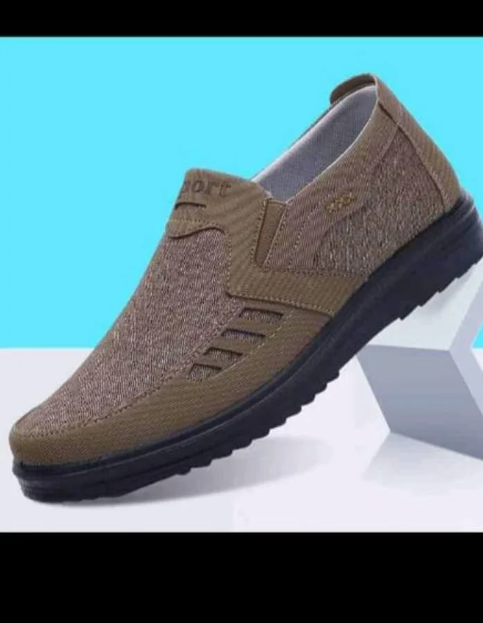 Tian Bulon Brown Men's Casual Shoes, Men Summer Style Men canvas Sports