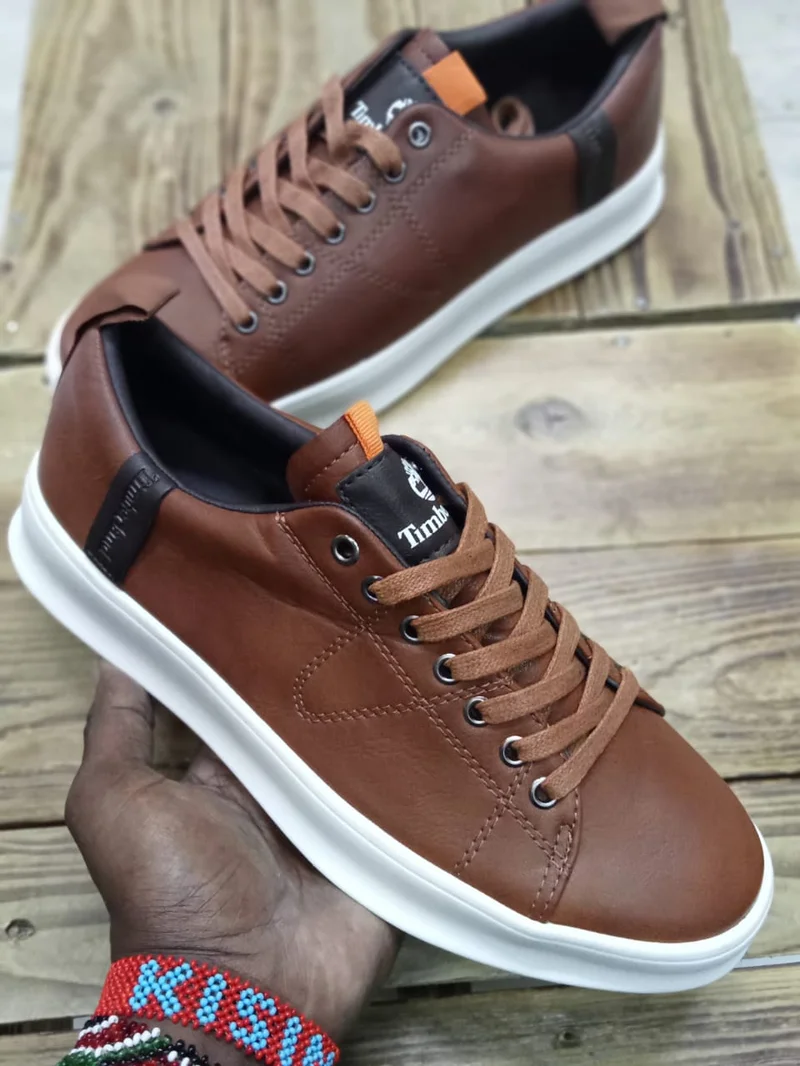 Timberland Low-top Solid Sneakers Casual Shoes - Coffee