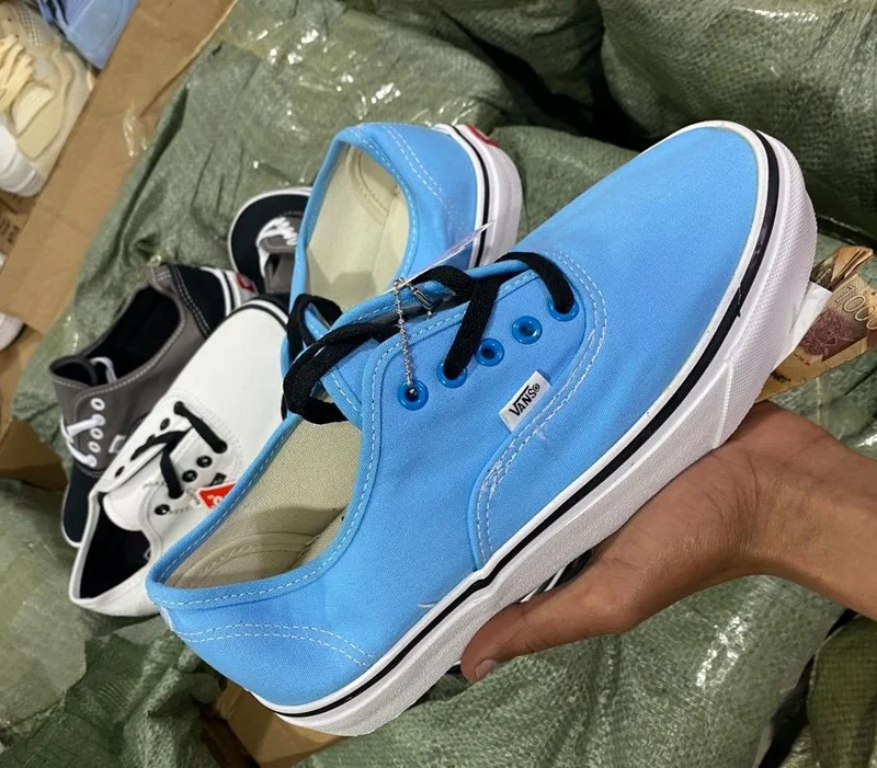 Vans off the wall Double sole Sky Blue White