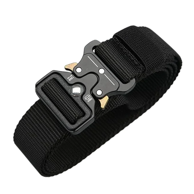 New Tactical Quick Release Men’s Belts-Black. (2)