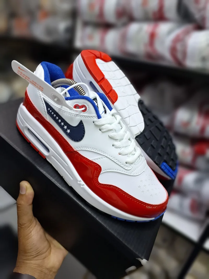 AirMax 1 Serena William Design Crew white Red