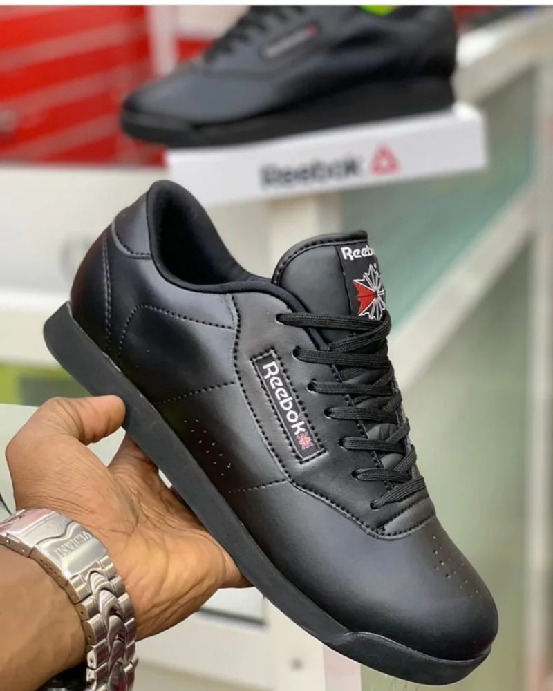 All Black Reebok Sneakers