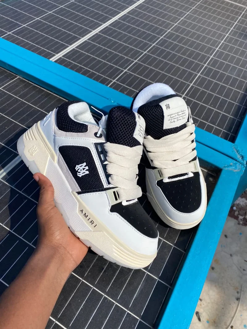 Amiri Ma Sneakers:Black and white