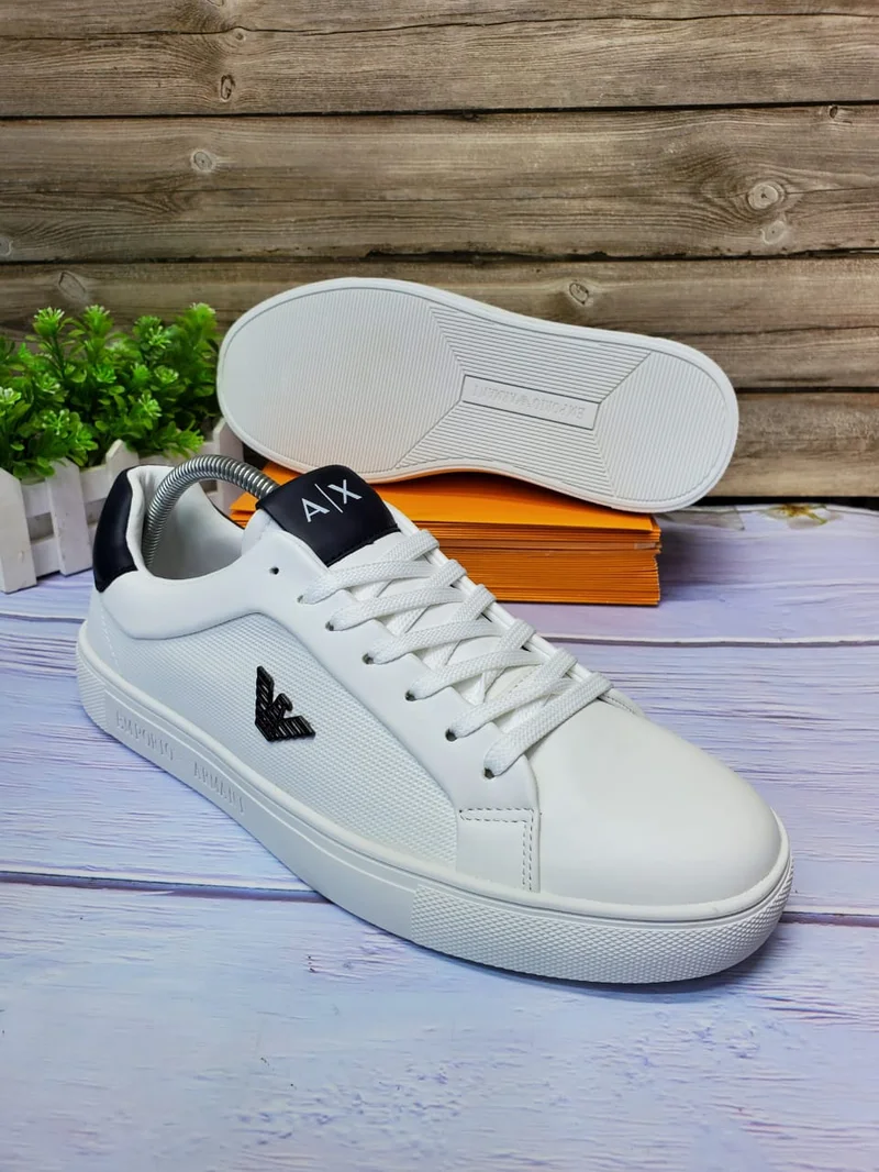 Armani Exchange Classic White Sneakers