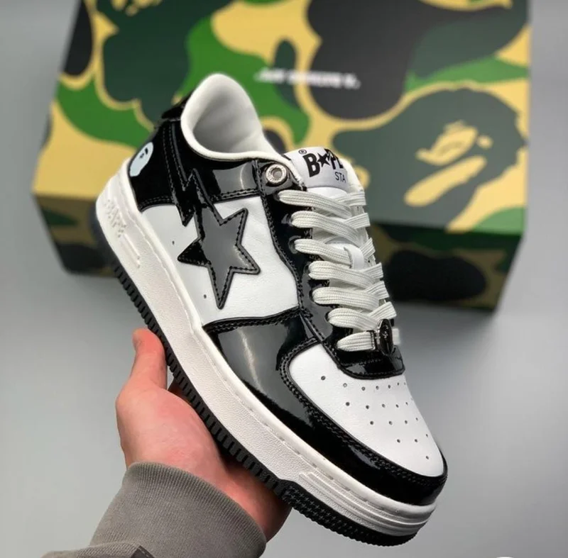BAPE A Bathing Ape Bape Sta Low Black