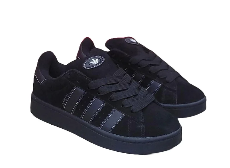 BLACK ADIDAS CAMPUS SNEAKERS