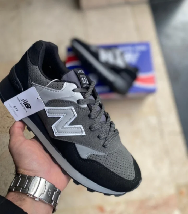 Black-Grey New Balance Sports  Shoes Sneakers