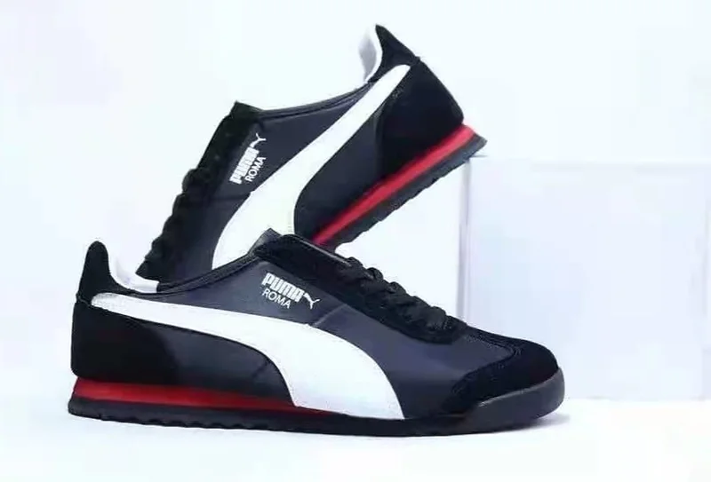Black-White-Red PUMA Roma Sneaker
