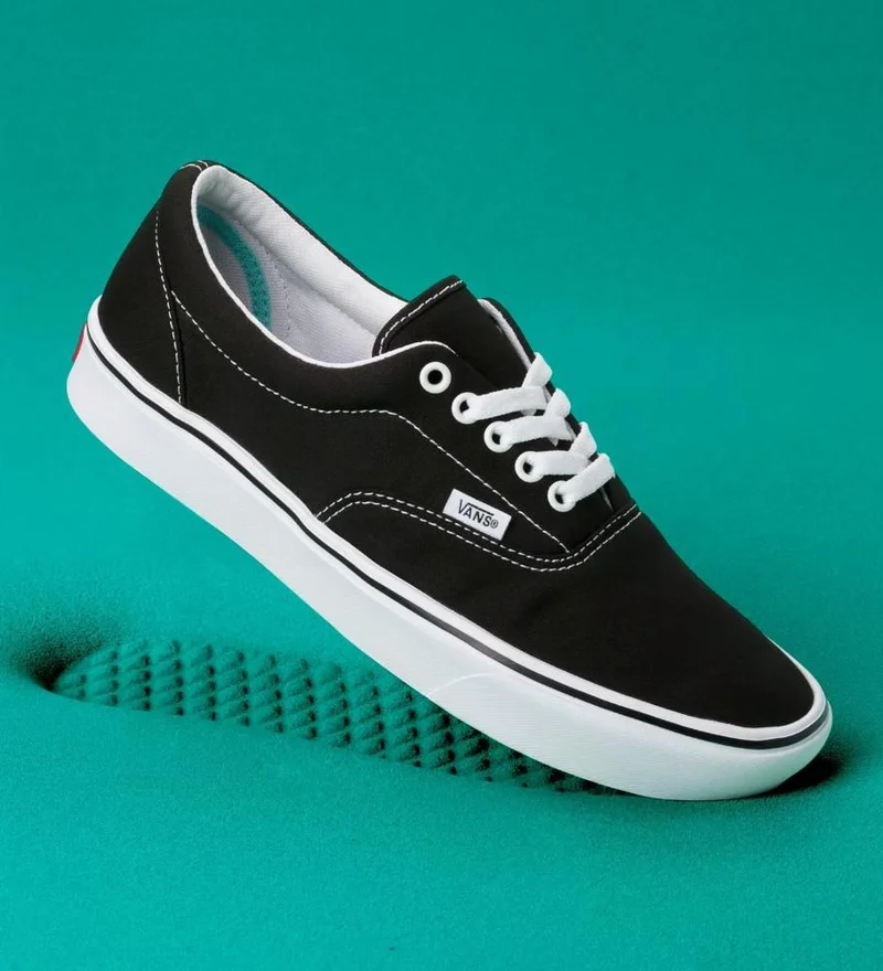 Black/White Unisex Vans Casual Shoes