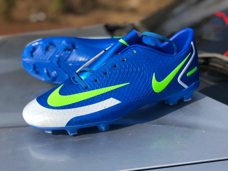 Blue Nike Soccer shoes Men Soccer Shoes Turf tf Soccer Boots Outdoor