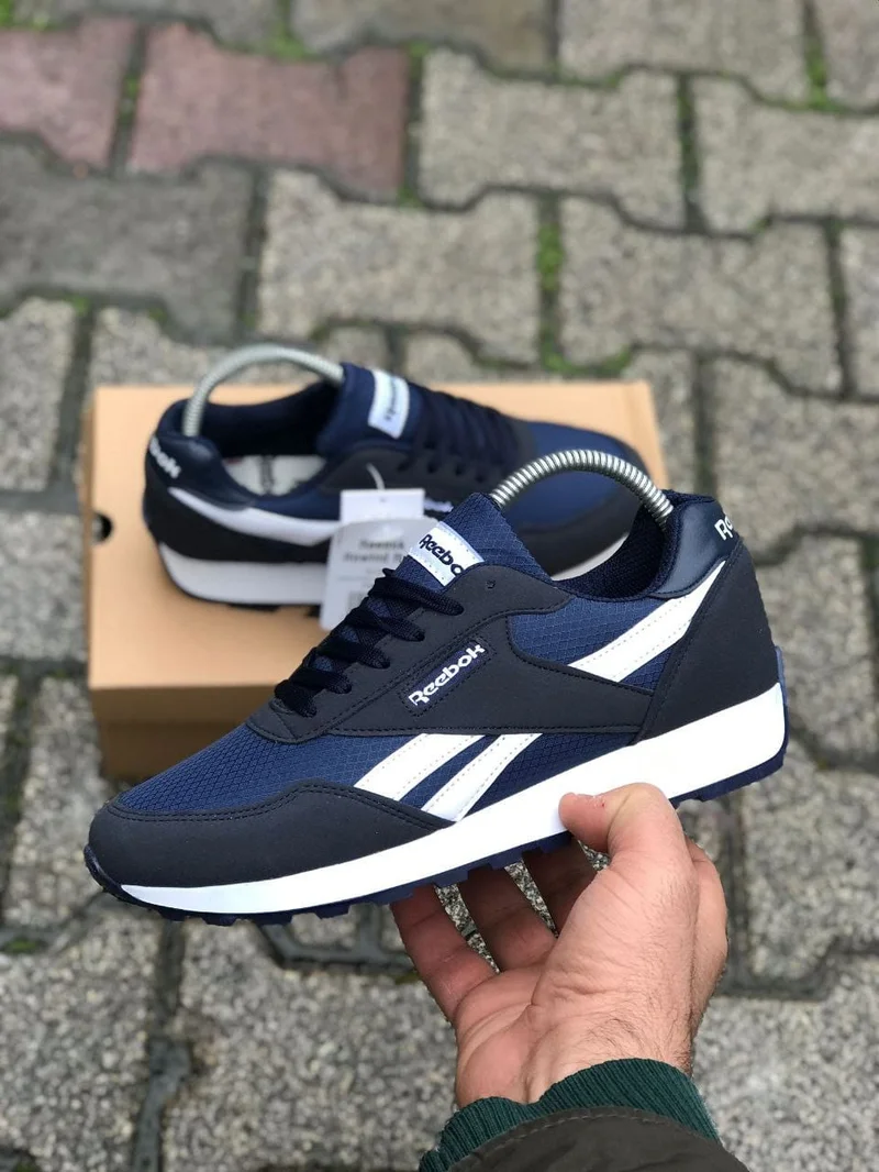 Blue Reebok Rewind Run Shoes Sneakers
