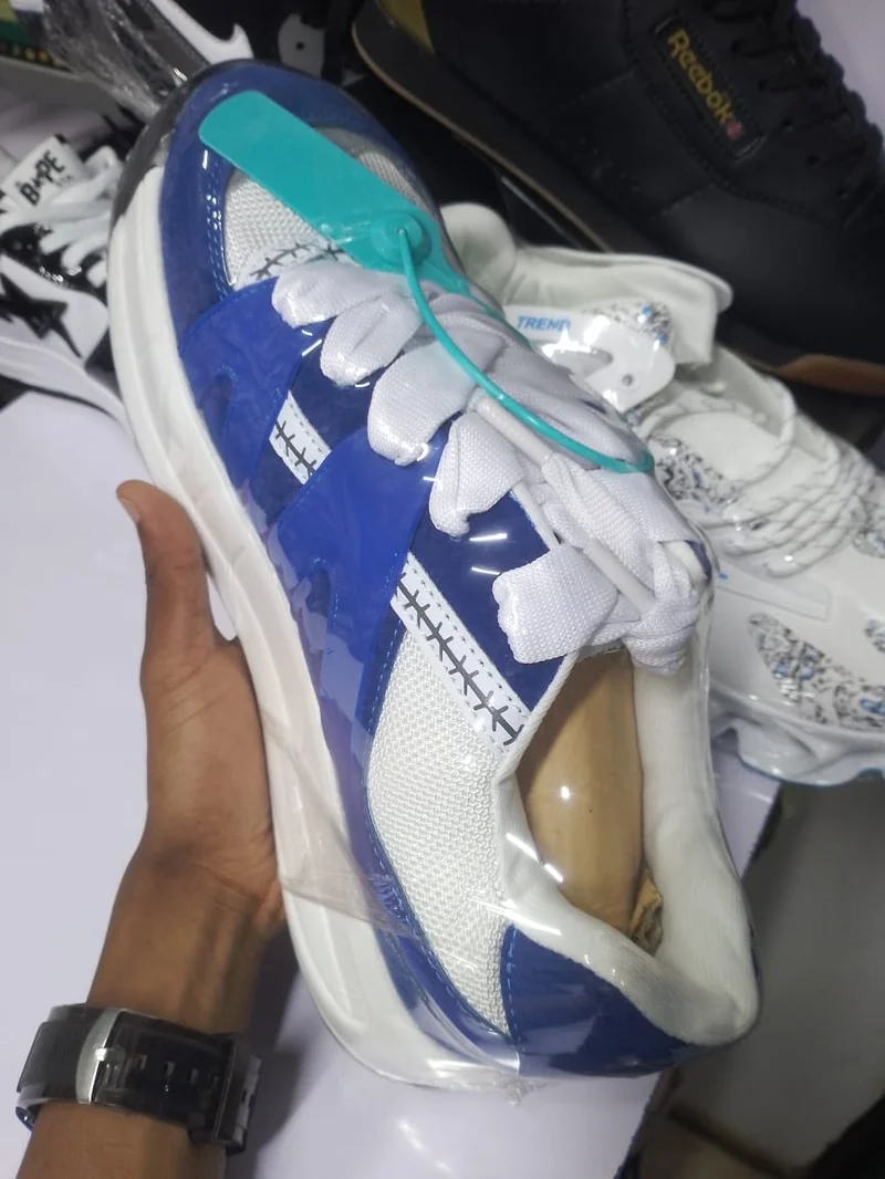 Blue White Quality Original Naked Wolfe Unisex Sneakers
