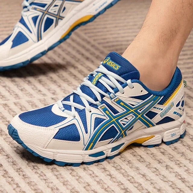 BLUE – WHITE ASICS GEL-KAHANA 8 MARATHON RUNNING SNEAKERS