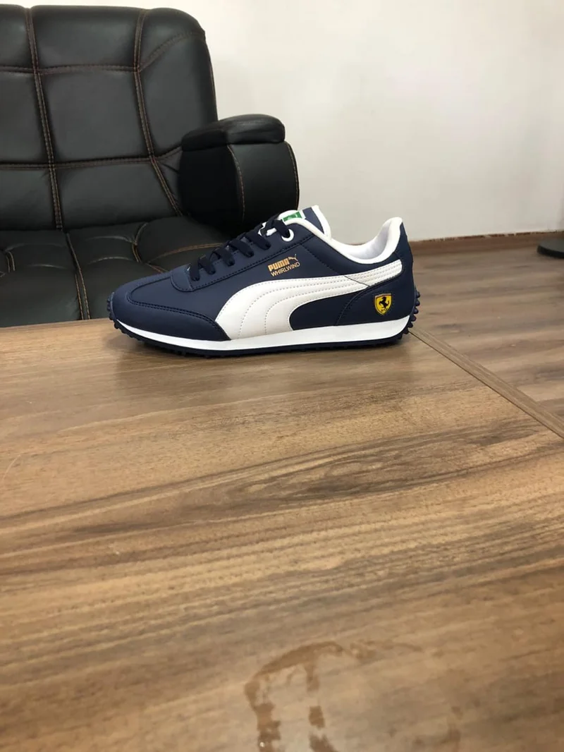Blue-White PUMA Men's Whirlwind Classic Fashion Sneaker